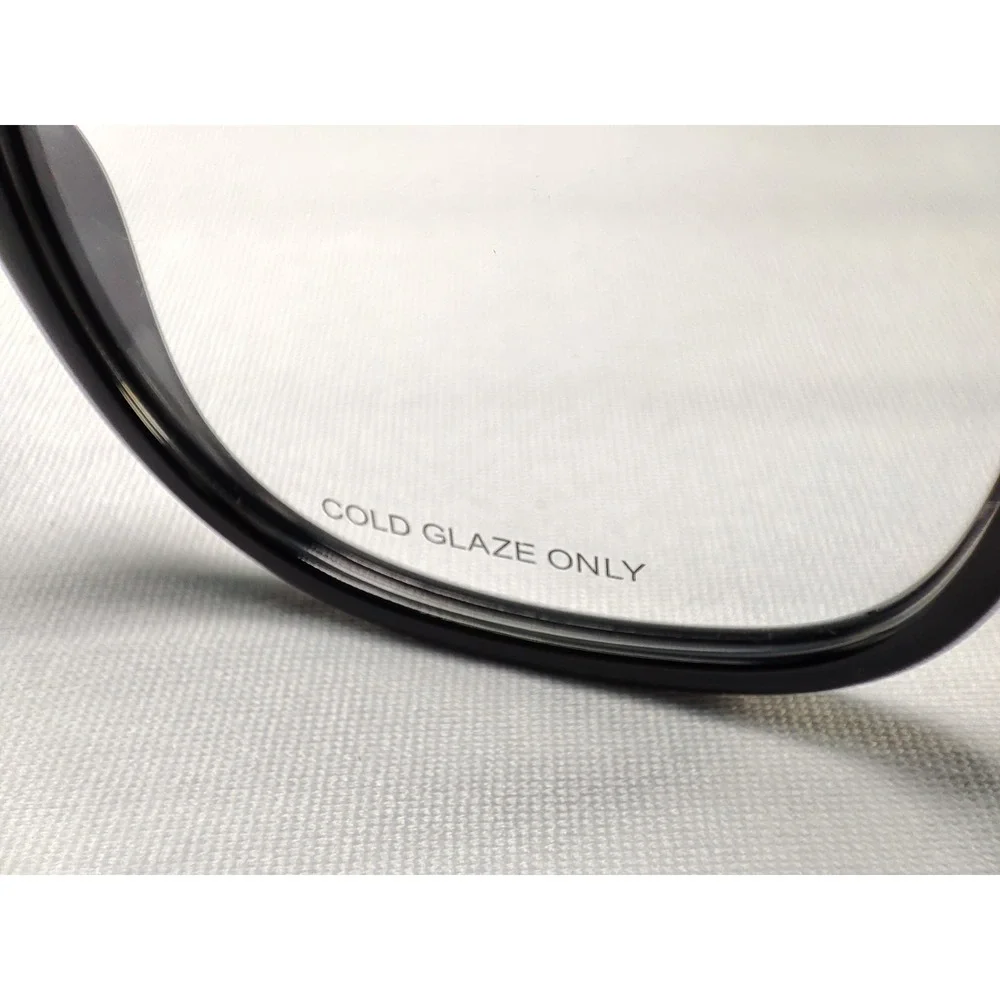 Gucci GG1117O 001 Black Acetate Rectangle Eyeglass Frames Italy 56-17-145